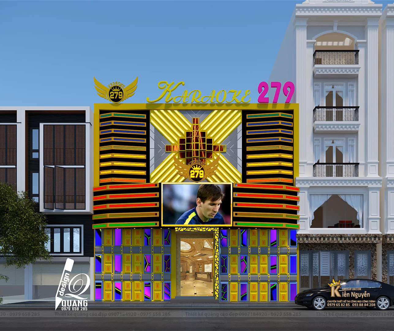 Bảng hiệu Karaoke Sài Gòn