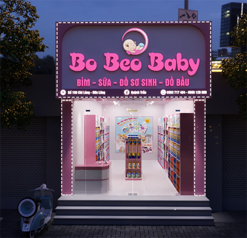 bảng hiệu shop thời trang