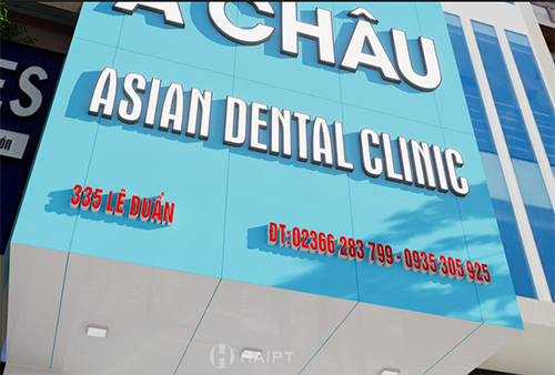 bảng hiệu nha khoa á châu