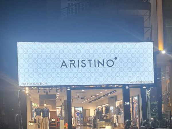 Bảng hiệu kính Hoa Văn ARISTINO