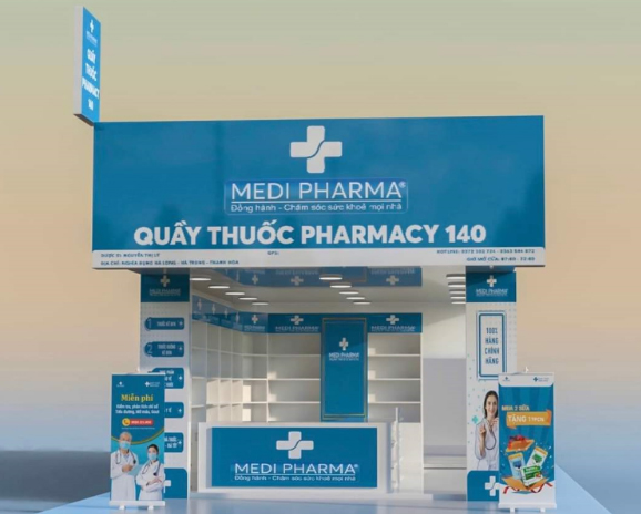 Bảng hiệu Nhà Thuốc An Phúc