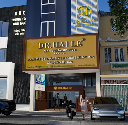Bảng hiệu thẩm Mỹ đẹp DR HAI LE