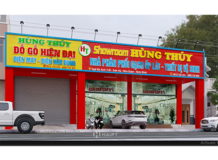 Bảng hiệu Thiết bị vệ sinh HÙNG THÚY