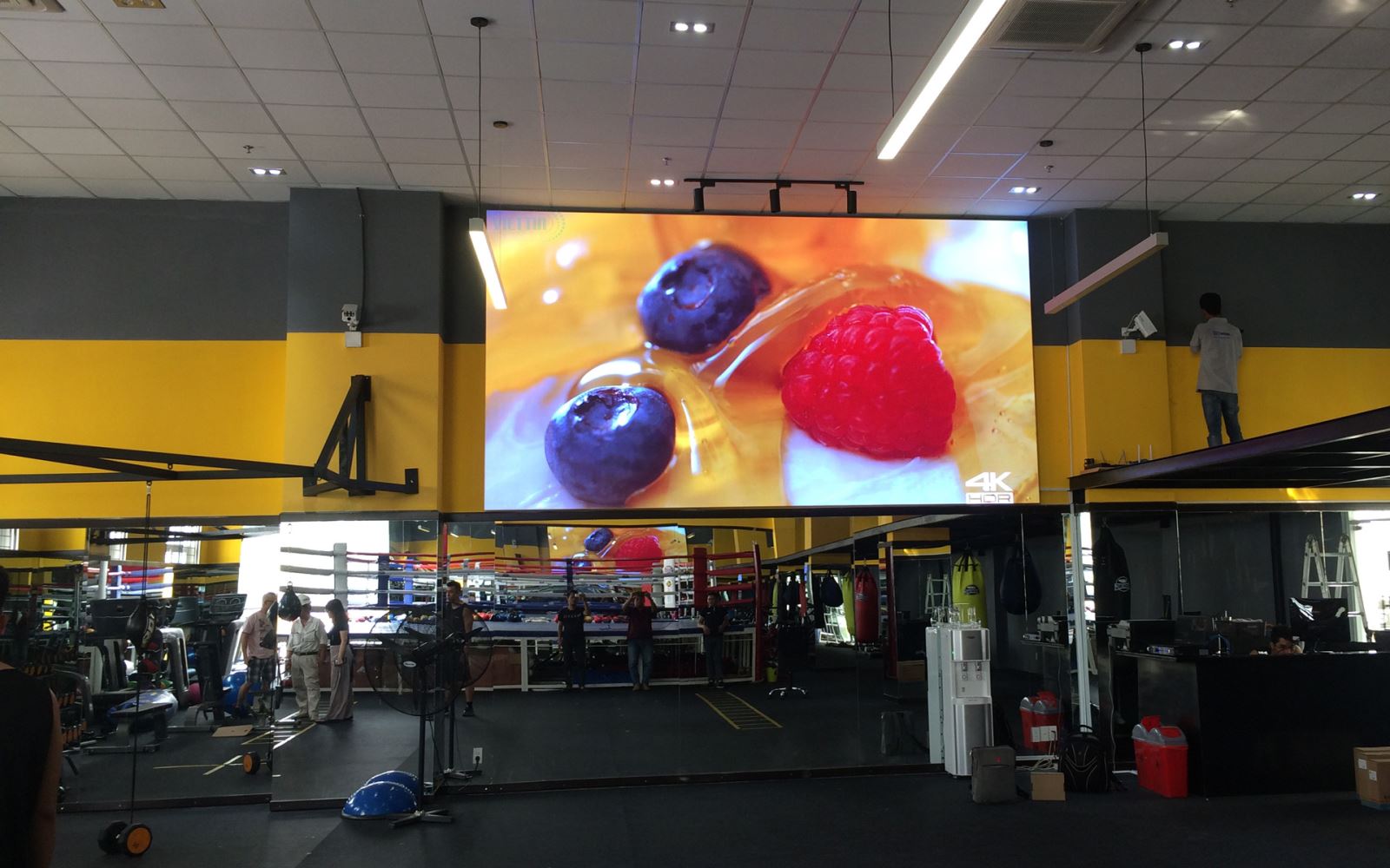 MÀN HÌNH LED P2.5 PHÒNG TẬP GYM